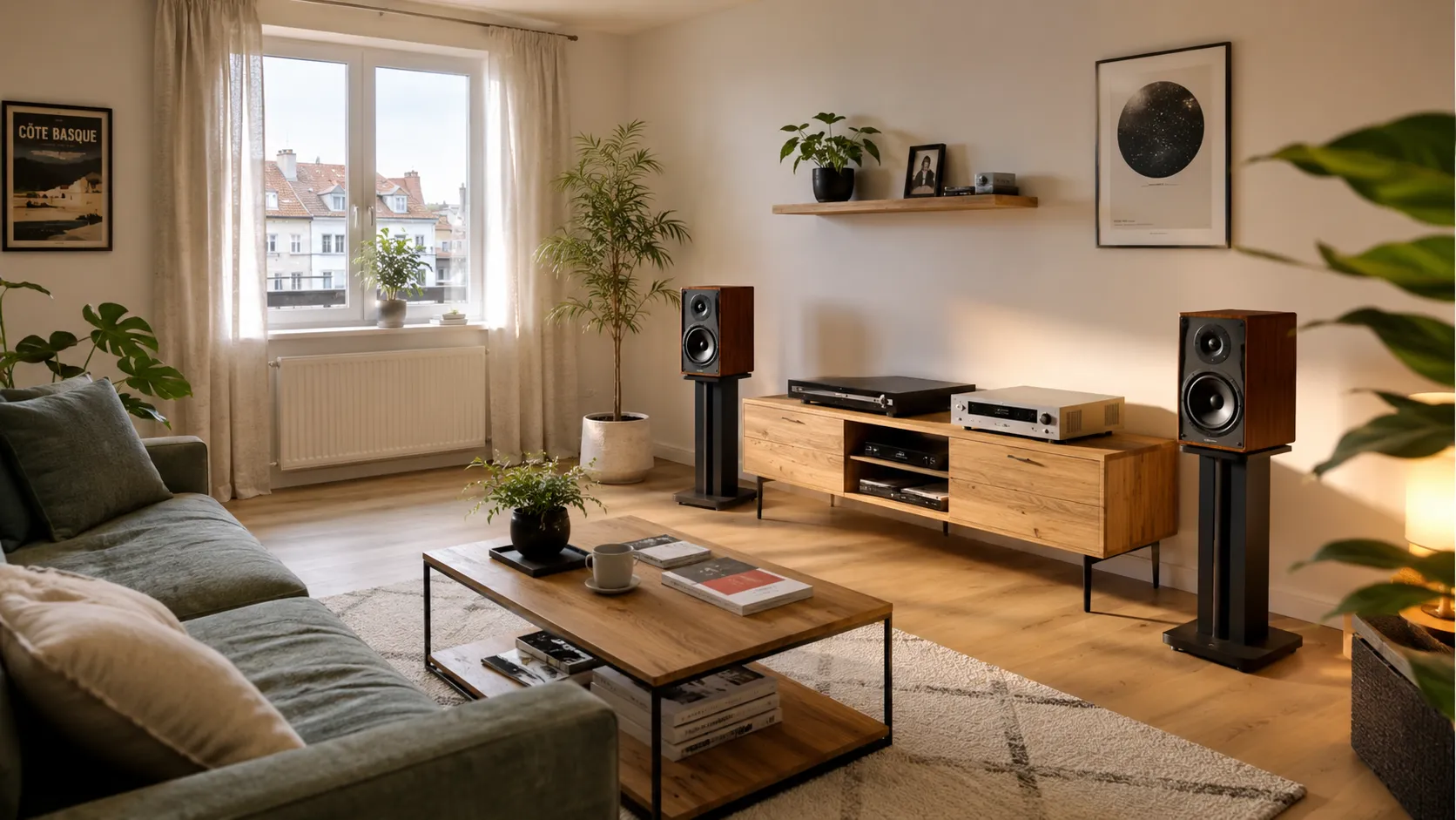 Quelle taille d'enceinte pour un salon moyen de 20 à 35 m²