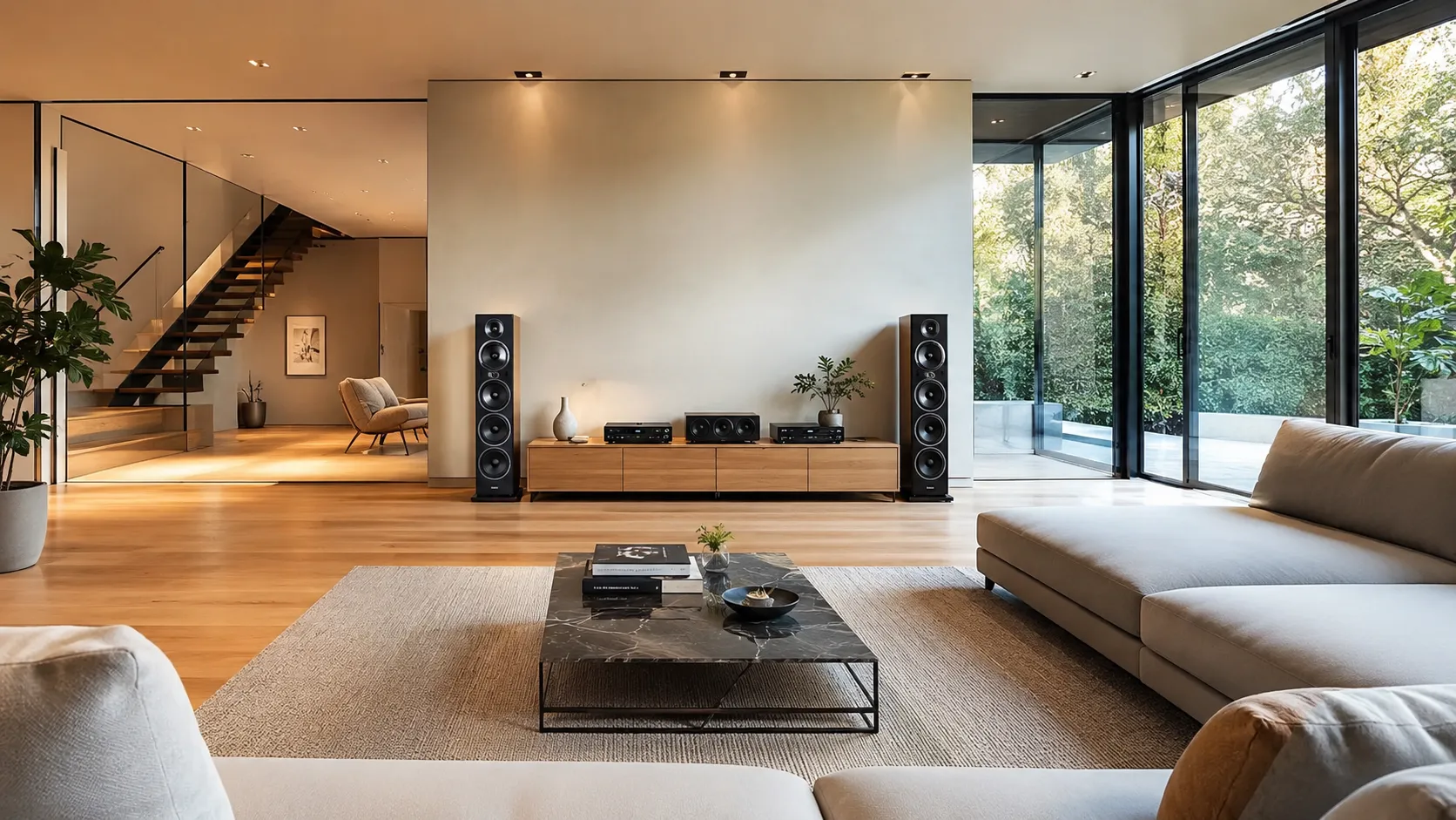Quelle taille d'enceinte pour une grande pièce ou un salon ouvert