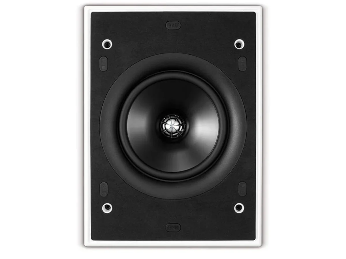 KEF Ci160QL, enceinte encastrable rectangulaire Uni-Q avec grille blanche