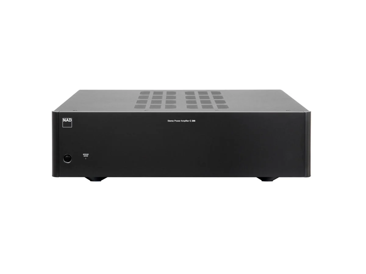 NAD C298, ampli de puissance stéréo Class D Purifi Eigentakt finition noire